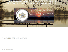 Tablet Screenshot of northumberlandsheriff.net